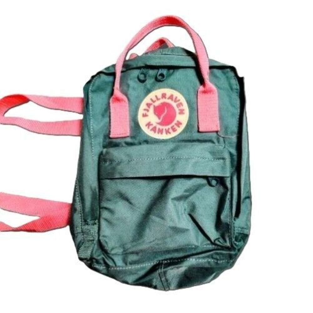 Fjällräven Kånken Classic Backpack Green Pink Model 23510 Original Sweden
